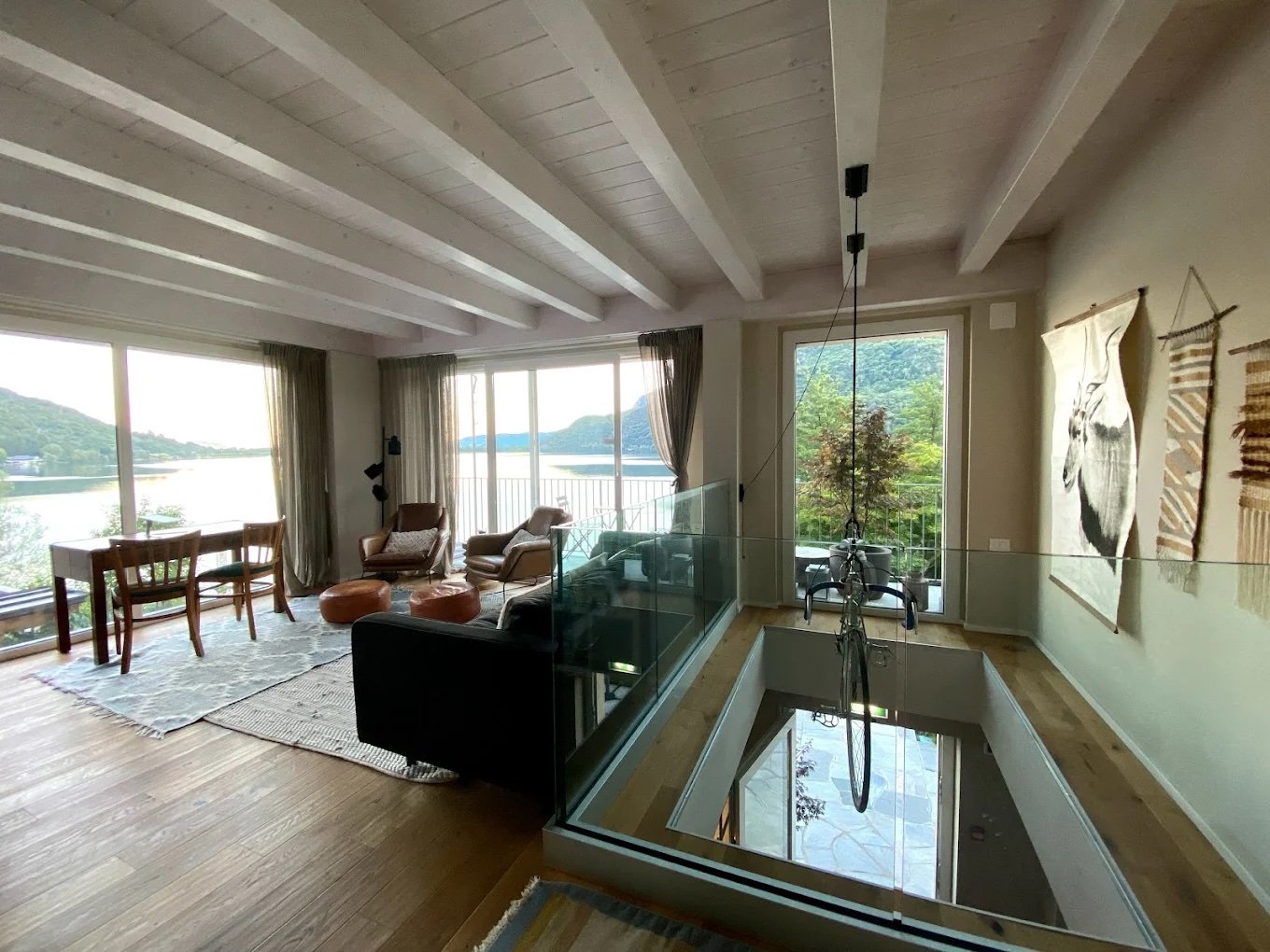 room overlooking Lake Mergozzo at casa della capra