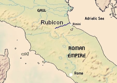 Река рубикон карта