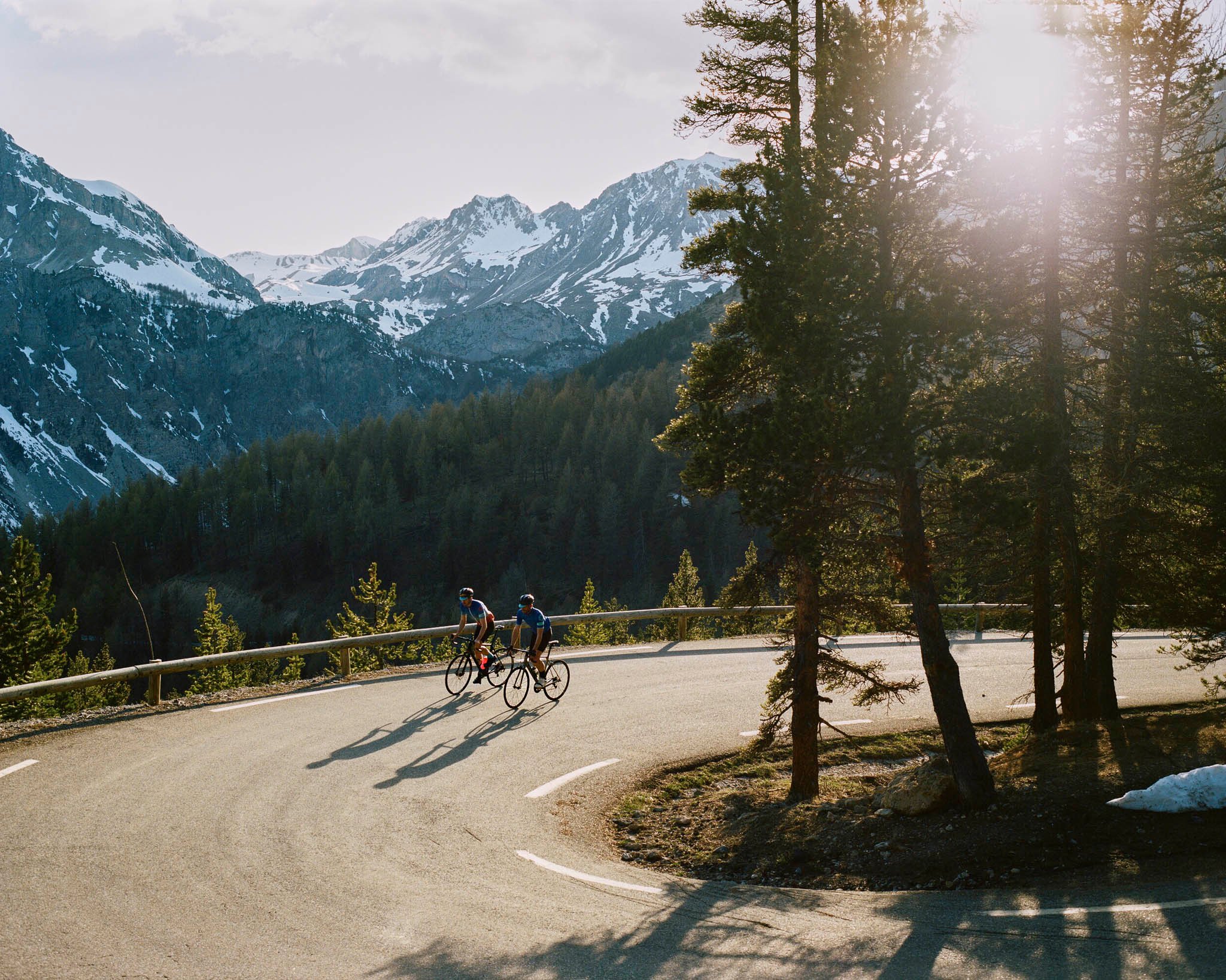 Packing for a Cycling Tour in the Mountains Dolomites Alps 