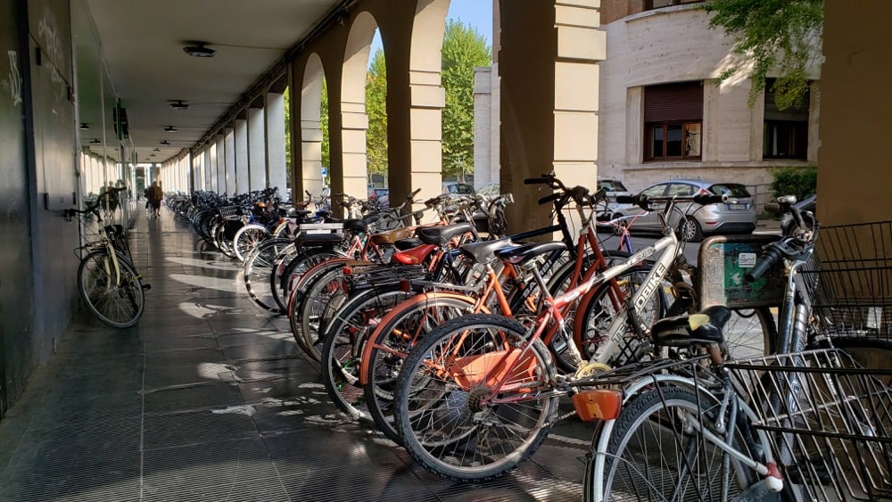 Bicycles in Ravenna