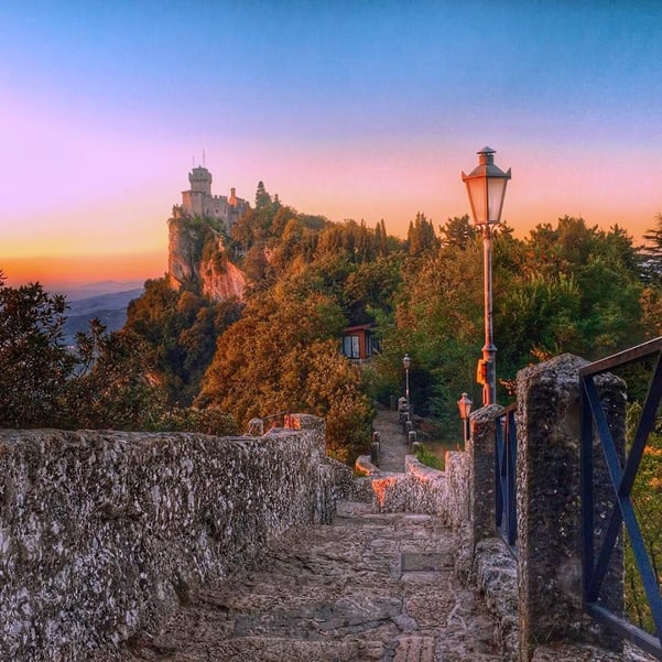 san marino view