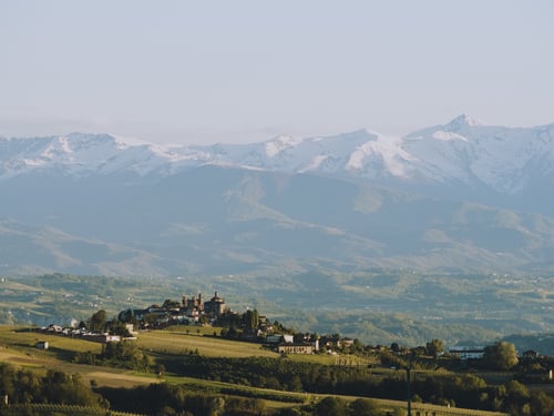 Alps backdrop barolo 