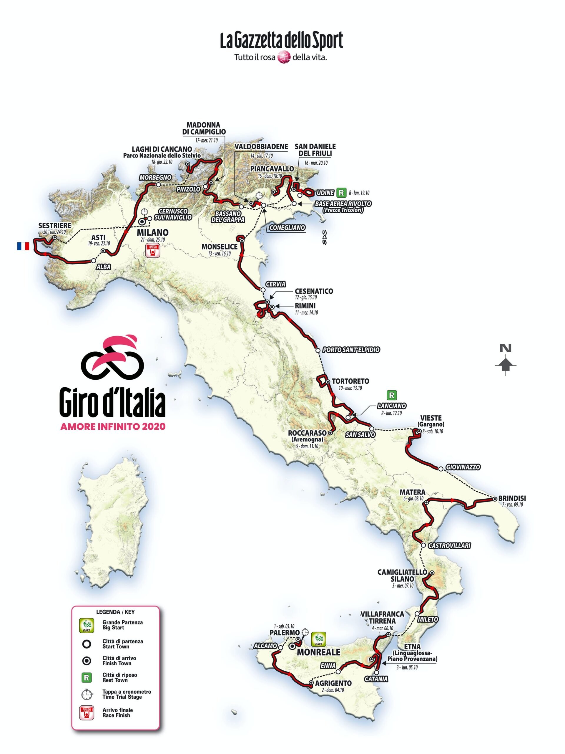 Giro-dItalia-2020-Map